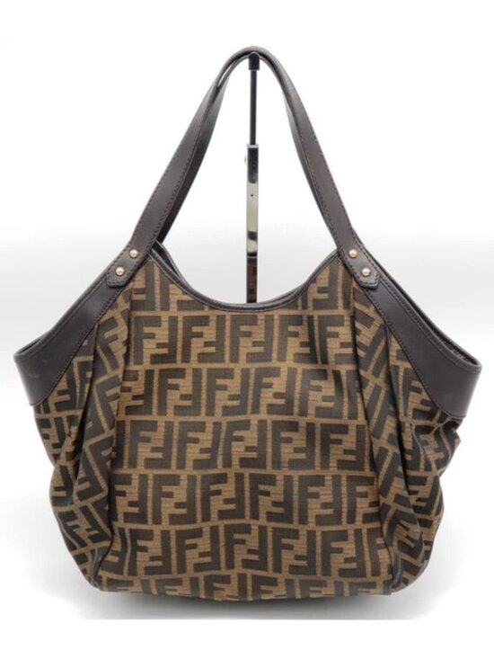 Authentic Fendi Leather Tote Bag lux318-111525 - Picture 2 of 13